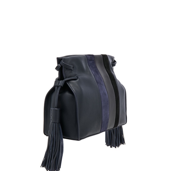 ✔All Saints Casey Leather Crossbody Shoulder Bag - Picture 3 of 8